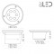 Spot LED encastré de sol inox 24V  8W - Terra 8 – RGB + Blanc chaud
