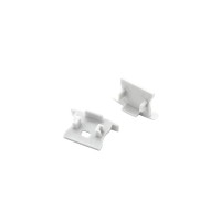 Embouts de finition pour profilé E04 et E05 blanc (la paire)