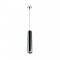 Luminaire suspendu longue 130 cm noir chromé