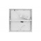 Dalle LED carrée 24 W en applique - extra plate - plafonnier BONNY