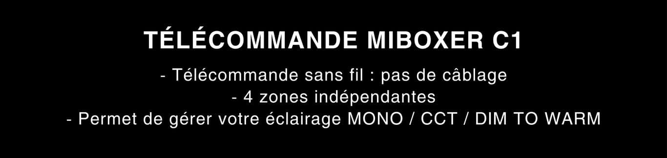 télécommande miboxer c1 infographie